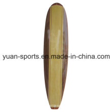 Placa de madera y chapa de bambú Superficie Sup Boards Tabla de Surf